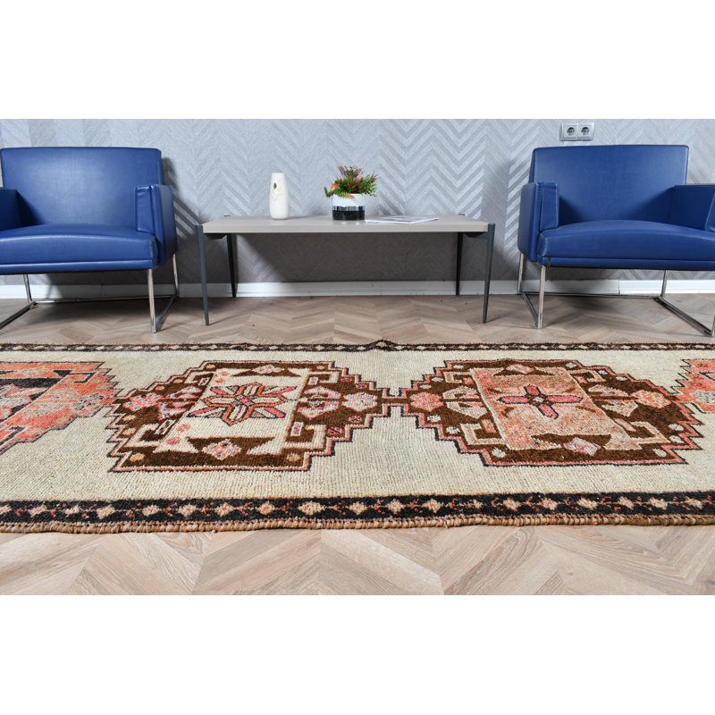 Exquisite Vintage Turkish Runner Rug With Traditional Design Ideal For Enhancing The Beauty Of Your Hallways And Corridors