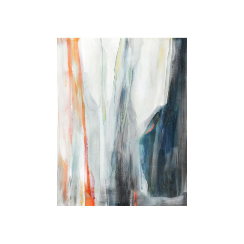 Color Streams I Painting by Elena Carlie, 31" H x 24" W, Glass Coat