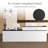 Modern Reception Desk With Elevated Corner Storage – Functional Office Desk With Lockable Drawers And Cable Management-118681076-118681077
