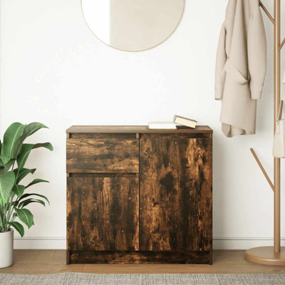 Sideboard With Drawer 71X35x65 Cm Engineered Wood