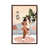 Classic Brown Wood Framed Canvas