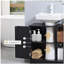 Armoire de salle de bain sous le comptoir avec 2 portes et tablettes
