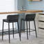 Tabouret de bar en cuir et structure en métal-1770246094