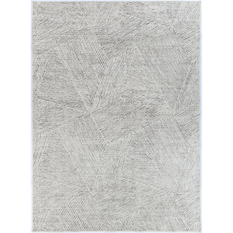Tapis oriental crème / gris, Rectangle 8 pi x 10 pi
