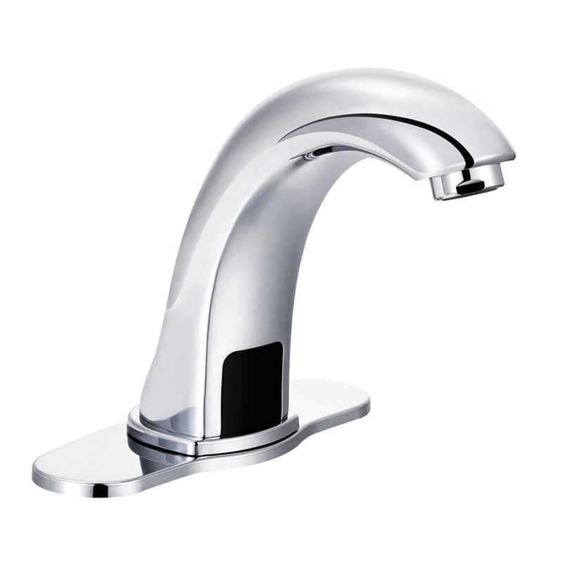 Robinet de lavabo pour salle de bain sans trou avec plaque de recouvrement