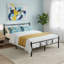 Metal Bed Frame with Headboard-1213970015