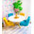 Miko Contemporary Strawberry Milk Area Rug-1519795056