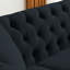 Canapé Chesterfield, canapé 3 places, canapé capitonné avec deux coussins