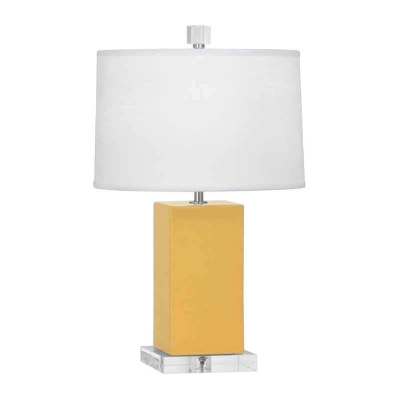 Harvey 19.25" Table Lamp, Sunset Yellow