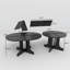 Table de salle à manger design ajustable, conforme à la photo, 150 x 109 cm, avec détails en bois massif, poids : 35 kg