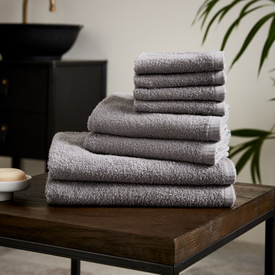 Quick Dry Cotton 8 Piece Towel Set
