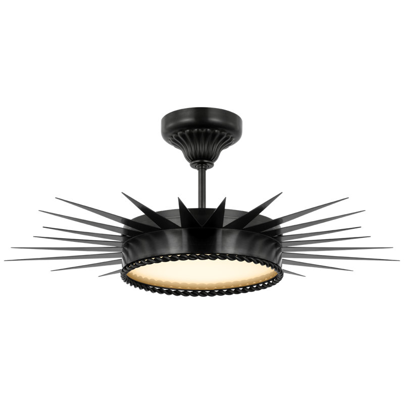 Soleil 1 - Light LED Semi Flush Mount by Suzanne Kasler