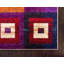 Tapis géométrique bleu / mauve / orange Jesusae-288660455