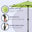 Parasol de marché à manivelle Lyon-169567987-176152204