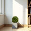 22In Boxwood Ball Shaped Artificial Topiary Shrubs Tree In Pot For Home And Garden Decoration 2Pcs/Set