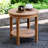 Colden Round Teak Solid Wood Outdoor Side Table ,-1789458645-1811526470