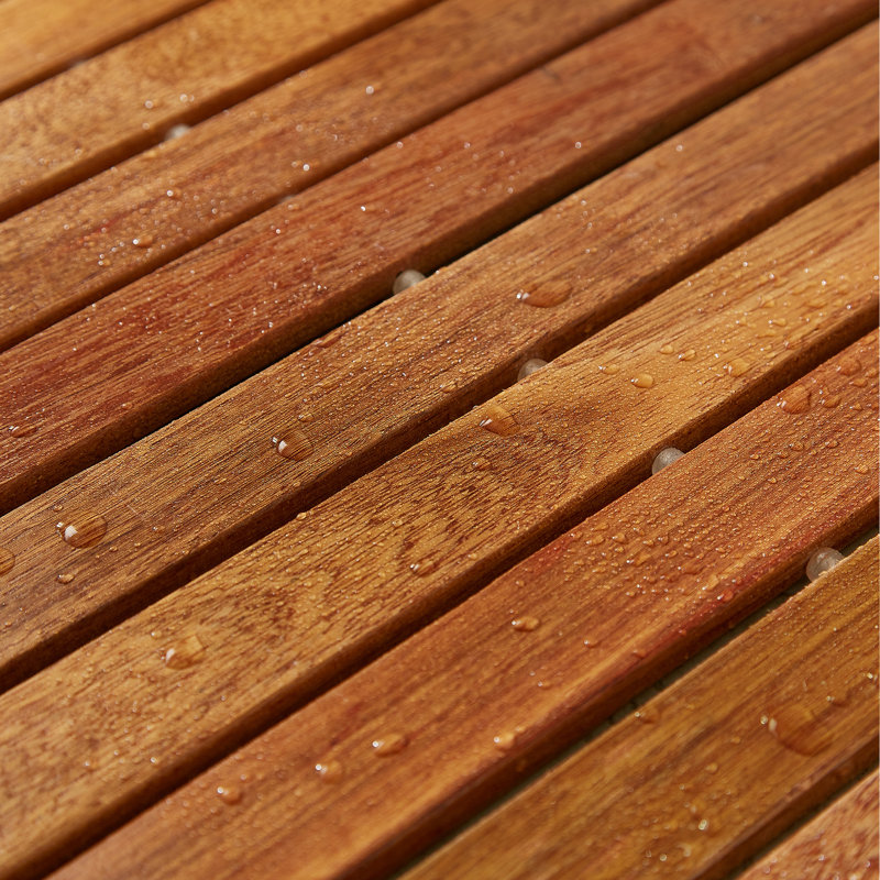 Tapis de bain Roll-up Teak