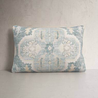 The Holiday Aisle® Ferris Embroidered Cotton Throw Pillow