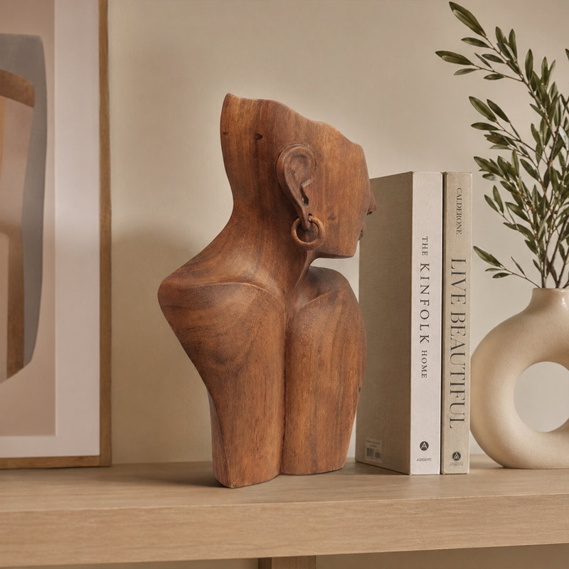 Buste en bois Mkenzi