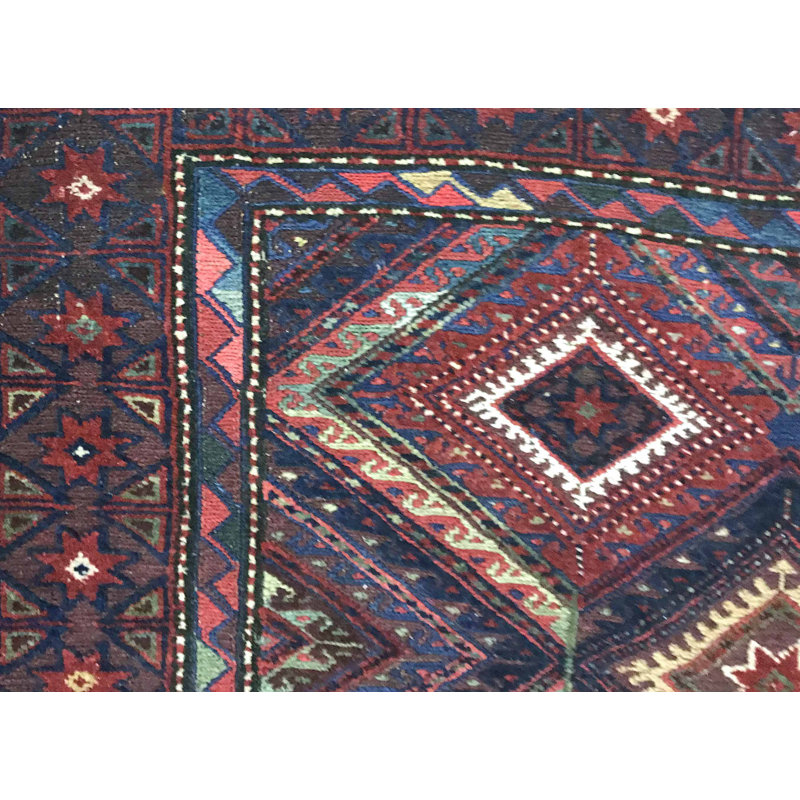 Afghan One-of-a-Kind 4'9" X 6'5" Area Rug