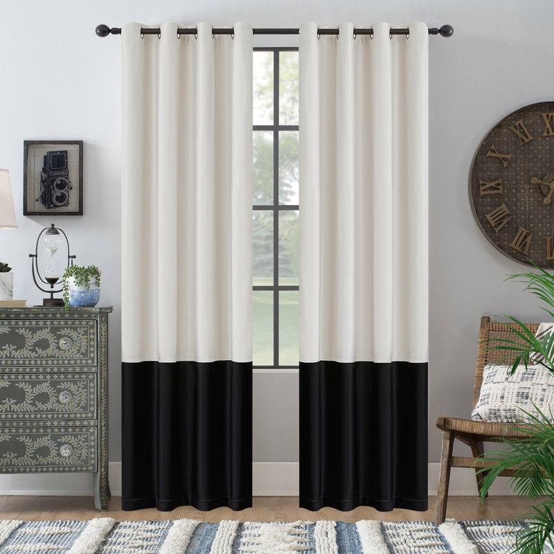100% Full Blackout Velvet Curtains,2 Panels, 52" W x 96" L