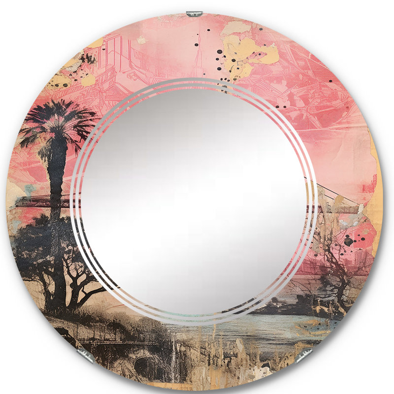 Miroir mural Tarquin, 24 po x 24 po