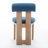Abentego Solid Wood Fabric Dining Chair-1663143971-1664032701