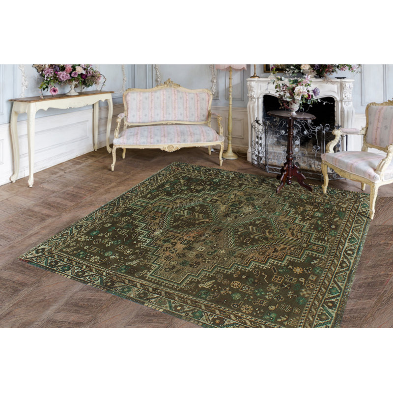 Tapis gris semi-antique Keif