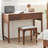 Black walnut solid wood clamshell dresser