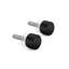 Barre à serviettes FHC PHTSK2MB - noir mat-131185929