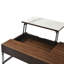 Table basse rectangulaire avec panneau en pierre frittée Sonja-1926212531