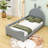 Wood Twin Upholstered Daybed with Headboard-284722737
