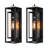 Polikron Classic 18'' H 1-Light Outdoor Wall Sconce, Black Metal with Clean Glass, Dusk to Dawn-991586029-957323256-882519811