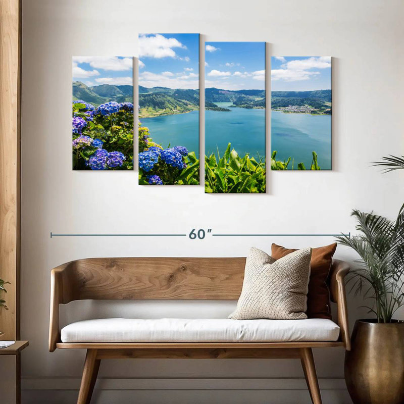 Alvord Sete Cidades Lakes, H 32 po x l 52 po