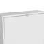 Table flottante, bureau, blanc