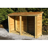 24cm D Wood Log Store