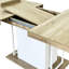 Table de salle à manger extensible de 160 à 200 cm, attrait en bois vieilli, 6 à 10 invités, chêne blanc, table de construction, saveur, sièges, structure solide