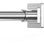 Tringle à rideau de douche en acier inoxydable argenté 31-68 pouces Tringle de douche antidérapante Fixation à tension sans tringle