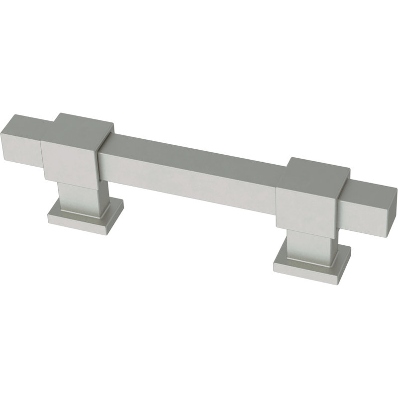 Franklin Brass Square Bar Adjusta-Pull Adjustable 1-3/8 to 4 in. Cabinet Drawer Pull, Satin Nickel Matte, 4"