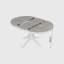 Ensemble de salle à manger en bois 5 pièces avec plateau de table extensible et coussins de siège Brenita-1026010852-1026010853