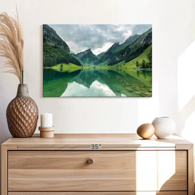 Alvord Seealpsee Mountain Reflections, H 16 po x l 24 po