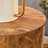 Ensemble de tables basses modernes et minimalistes de trois tables basses en MDF à motif de marbre. La table cylindrique avec son motif peut être facilement intégrée dans une variété de styles d'intérieur.
