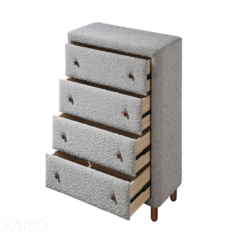 Gray Boucle Chest