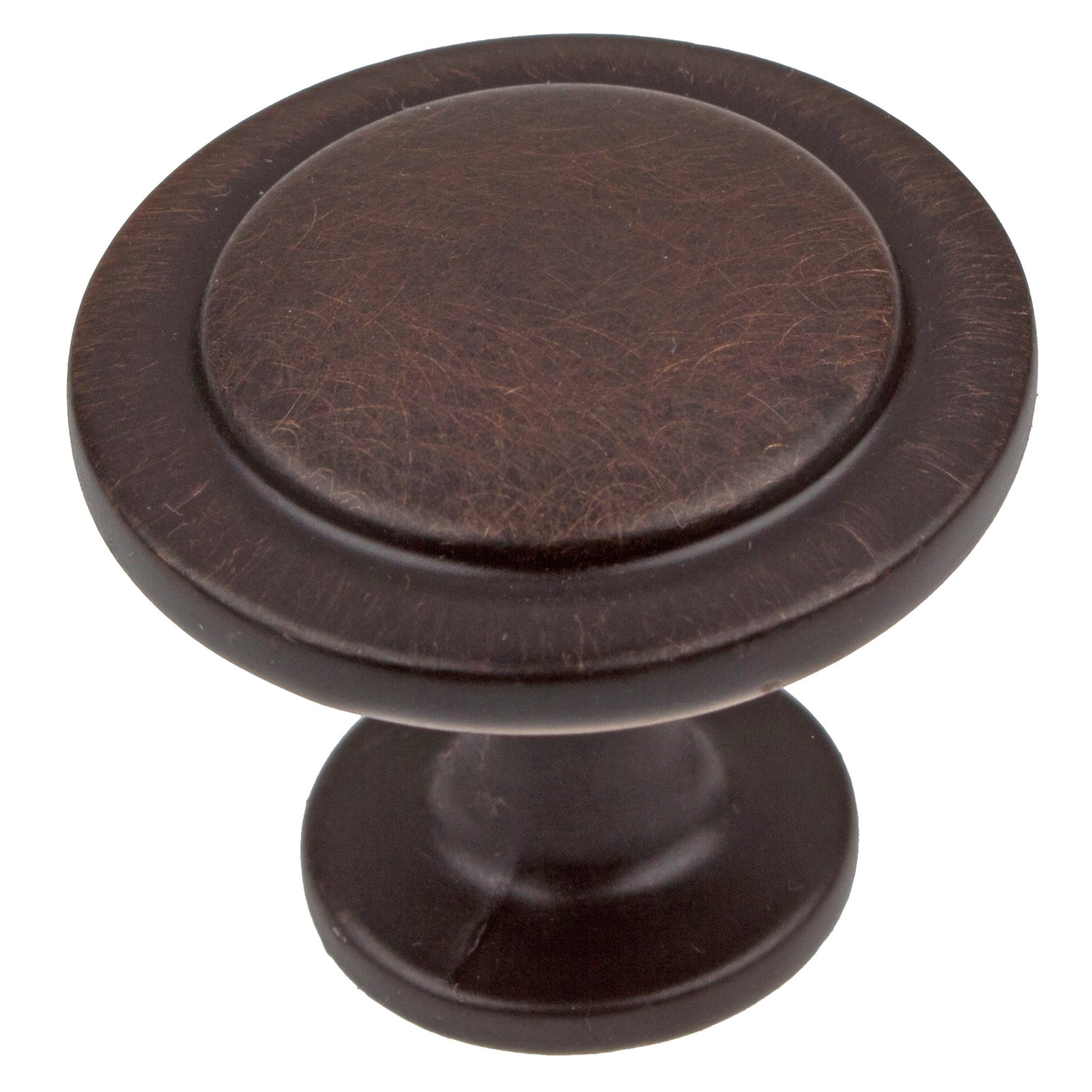 Round Mushroom Cabinet Knob, Oil Rubbed Bronze