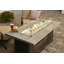 Table de foyer d'extérieur au propane en béton avec couvercle H 23 po x l 61 po Cedar Ridge