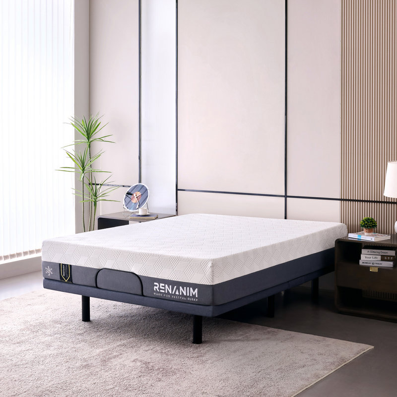 Renanim Full Hybrid Foam Mattress - 10 Inch – Breathable Comfort, Motion Isolation Mattress in a Box, Full / Double, 10