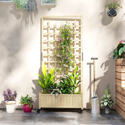 Wood Raised Garden Bed
