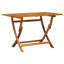 5 Piece Garden Dining Set Fabric And Solid Wood-1463289123