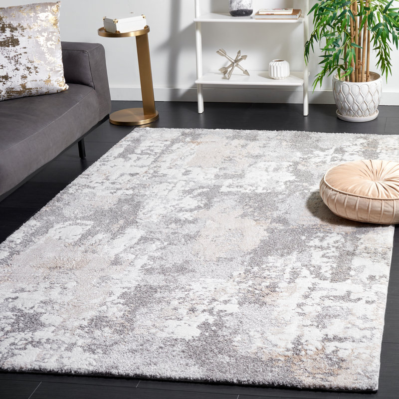 Whalsay Performance Abstract Rug, Rectangle 5'3" x 7'7"