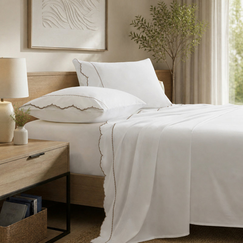Ensemble de draps en coton 4 pièces 4 pièces